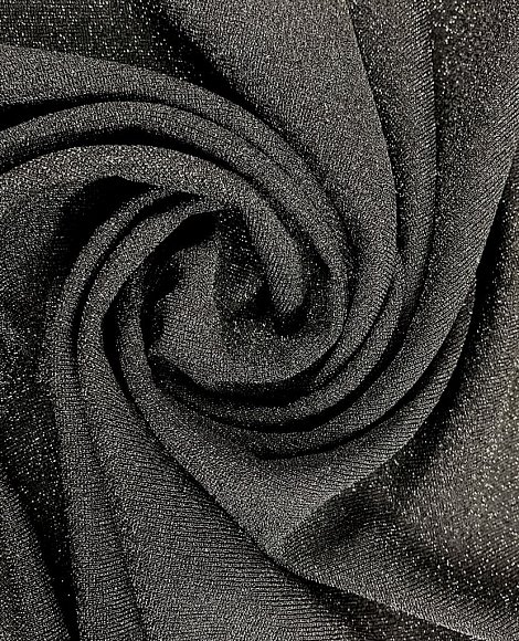 Трикотаж люрекс черн\черный